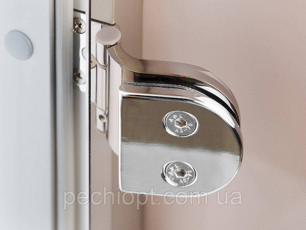 Алюминиевая дверь для хамама бронза 70/190 алюминий - фото 5 - id-p700843736