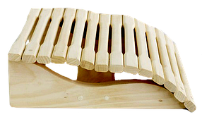 Підголівник анатомічний 350/350 мм липа для банани та сауни