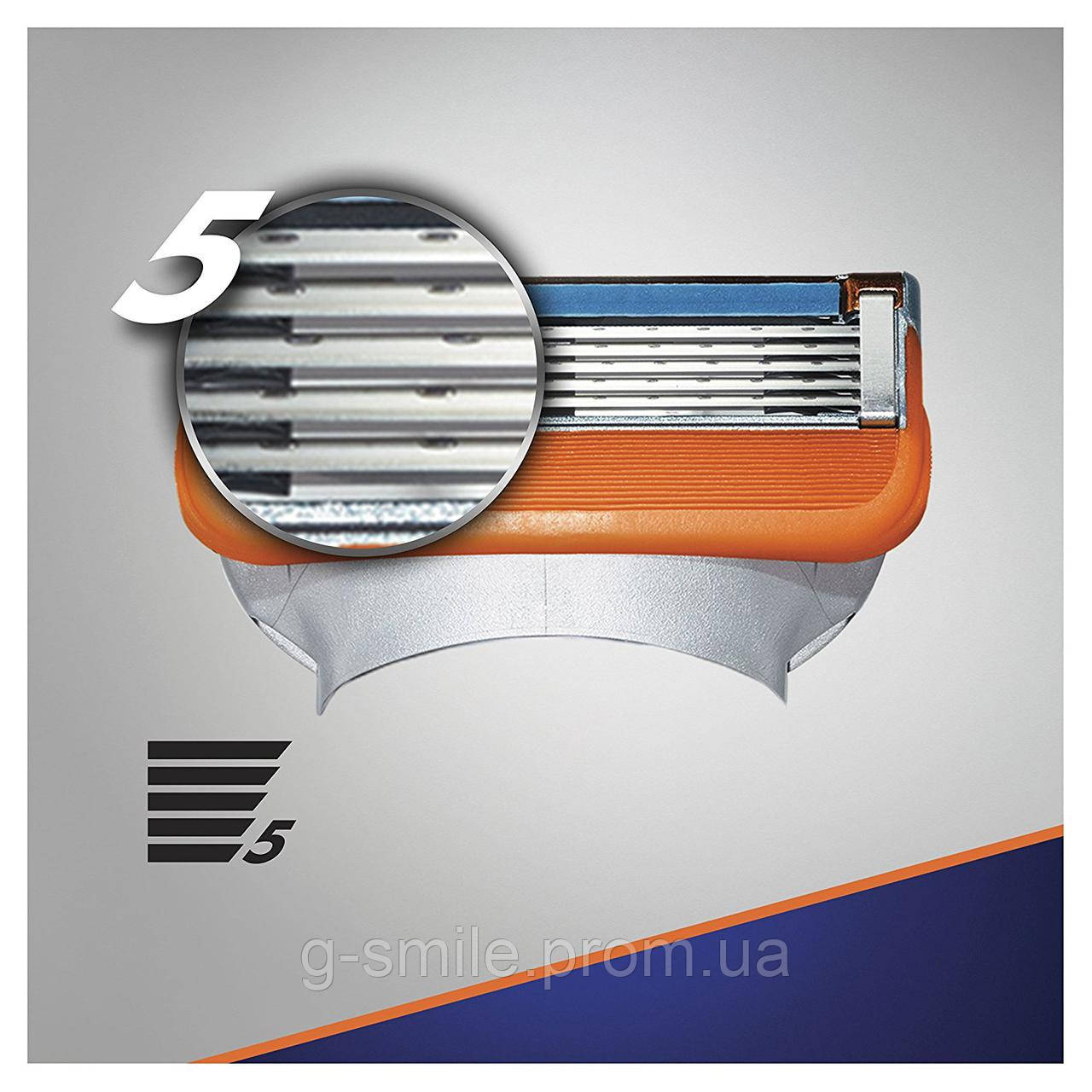 Кассета для бритья Gillette Fusion5 Rasierklingen, 14 Stück - фото 2 - id-p700885298