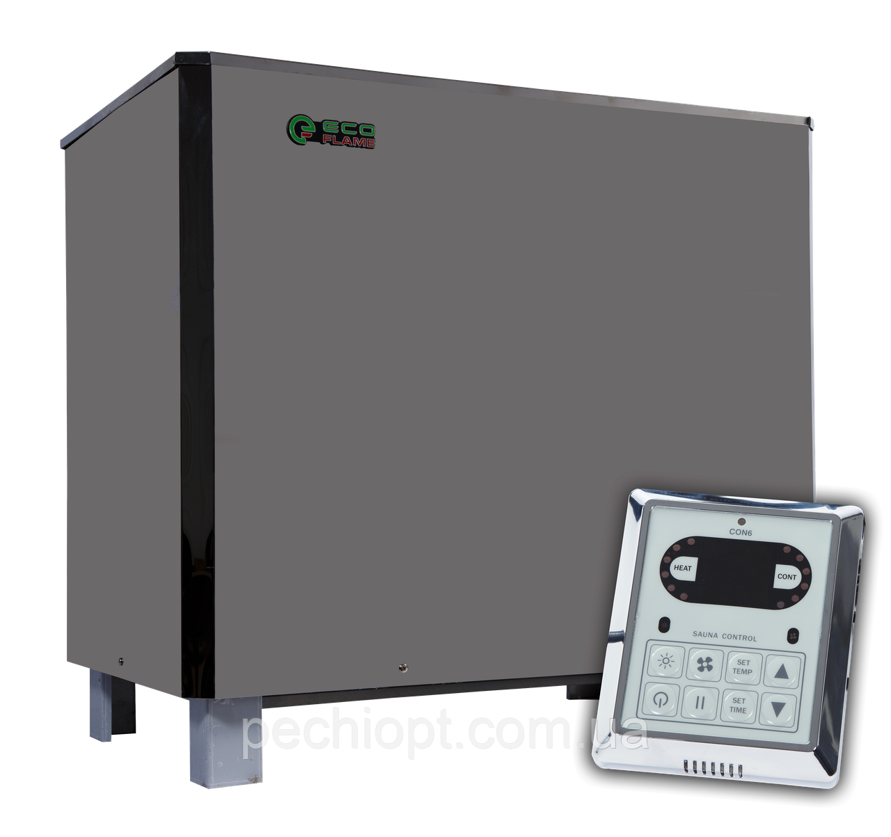 Электрокаменка для сауны и бани EcoFlame SAM D-21 21 кВт + пульт CON6 - фото 2 - id-p700844405