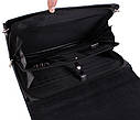 Шкіряний чоловічий портфель 3502 чорний, фото 7