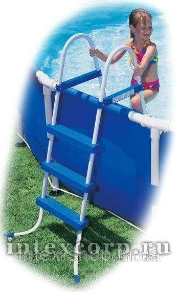 Драбина для надувних і каркасних басейнів заввишки 91 см Intex 58972  
