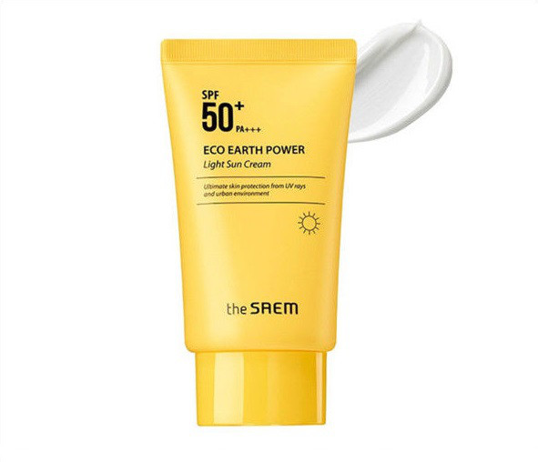 The Saem Eco Earth Power Light Sun Cream SPF 50+