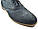 Літні туфлі чоловічі замшеві в сіточку Rosso Avangard Romano Navy Grey Perf, фото 7