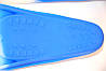 Великі ласти для плавання с закритою п'яткою короткі для басейну. Розмір 45-47. Колір синій., фото 5