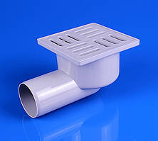 ТА 5104 Трап для зливання води в душовий горизонтальний."10х10