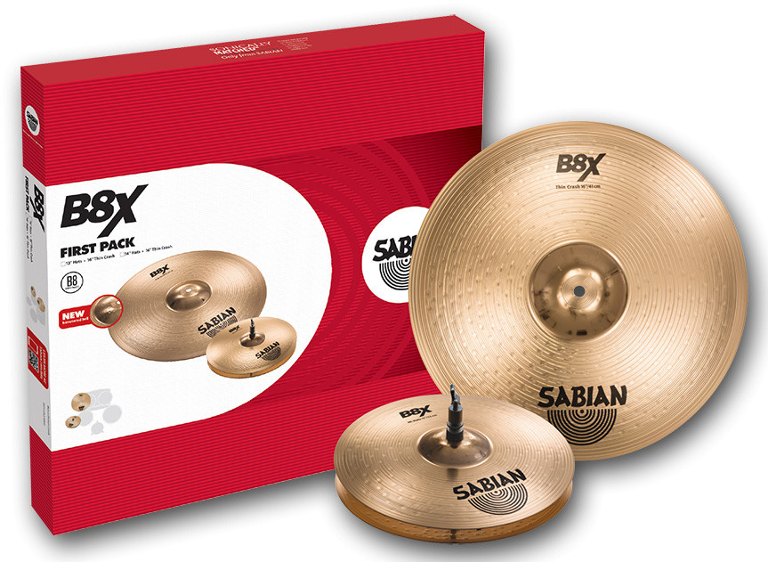 Набір тарілок Sabian B8X FIRST PACK 13/16, фото 1
