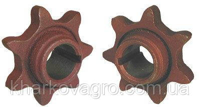 Зірочка z=7,t = 38 ф35 мм ДОН-1500, фото 1