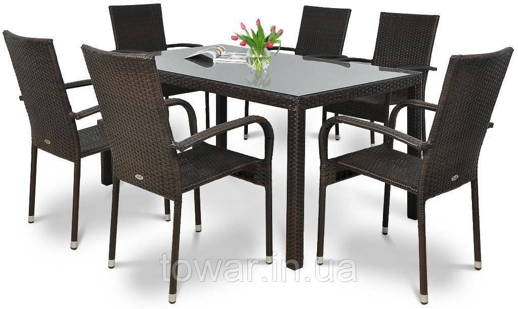 Комплект садових меблів Technorattan Fiesta Brown