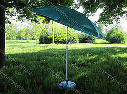 Пляжна парасолька з нахилом із клапаном 2 м. дм бірюзова