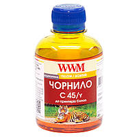 Чернила WWM C45 водорастворимые для Canon, 200г Yellow (C45/Y)