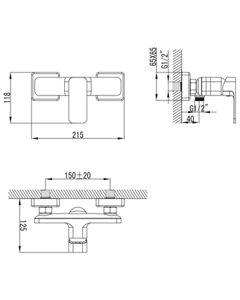 Змішувач для душу Imprese Bilovec, фото 2