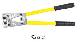 Кліщі обтискні для кінцевих втулок кабелю 6-50 мм GEKO G00920