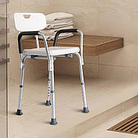 Kрісло ортопедичне для душової кабінки з підлокітниками HOMCOM