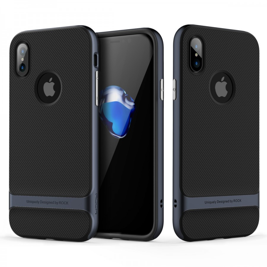 Чохол Rock Royce Series для iPhone X / XS - Navy Blue