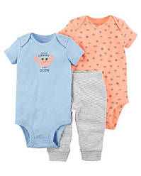 Комплект - 2 боді і штанці - Неоновий крабик Картерс 18М (78-83 см, 11.1-12.4 кг)