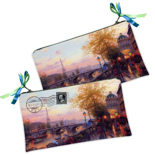 Косметичка жіноча Вечерний Париж 20х12 см (K_K8112)