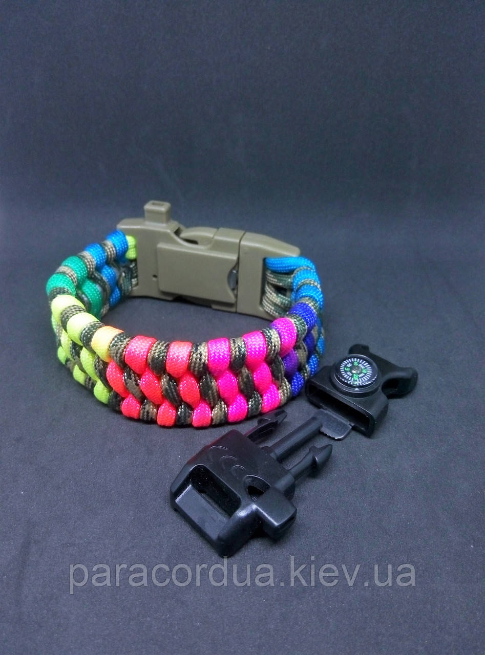 Браслет виживання з паракорда 4 в 1, "Триболит"