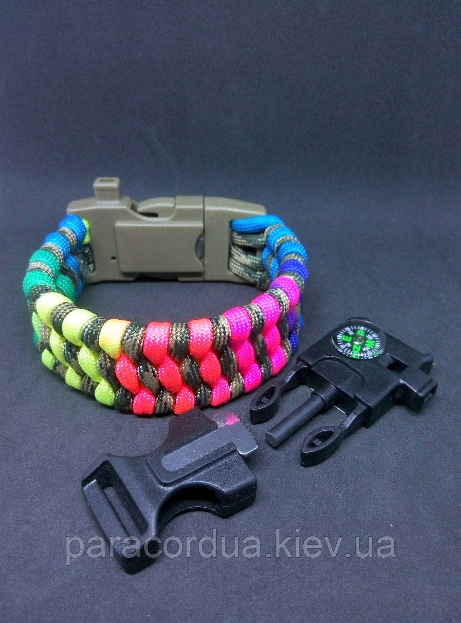 Браслет виживання з паракорда 4 в 1, "Триболит"
