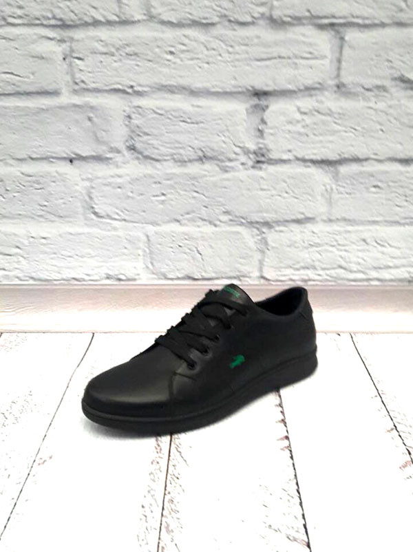 Мужские туфли Lacoste кожа натуральная черные La0008-1 - фото 5 - id-p701260972