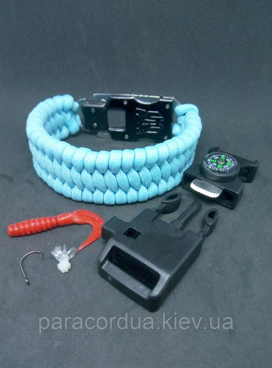 Браслет виживання з паракорда 4 в 1, "Триболит"