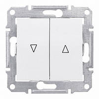 Вимикач SDN1300121 для жалюзі їв.блок білий Sedna Schneider, 4516