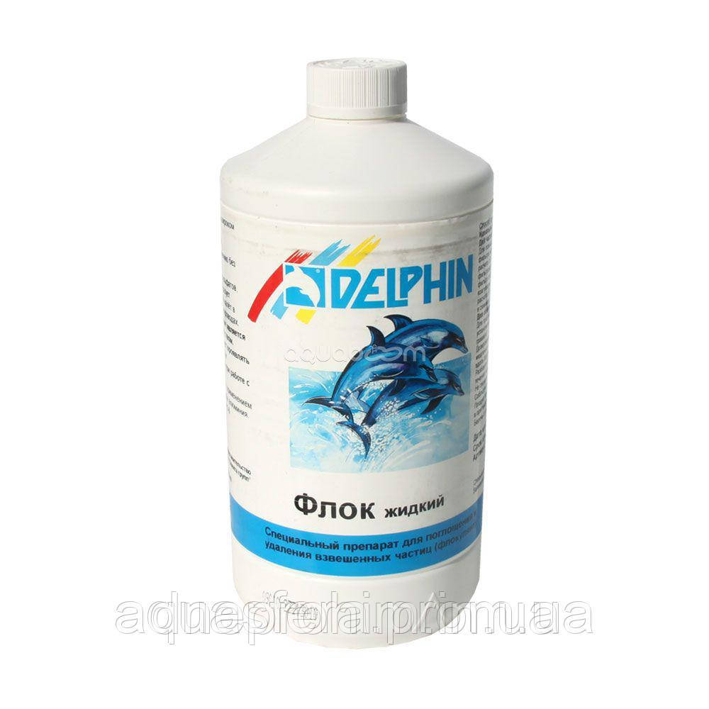 Засіб для освітлення води (флок) Delphin (1 л, рідкий)