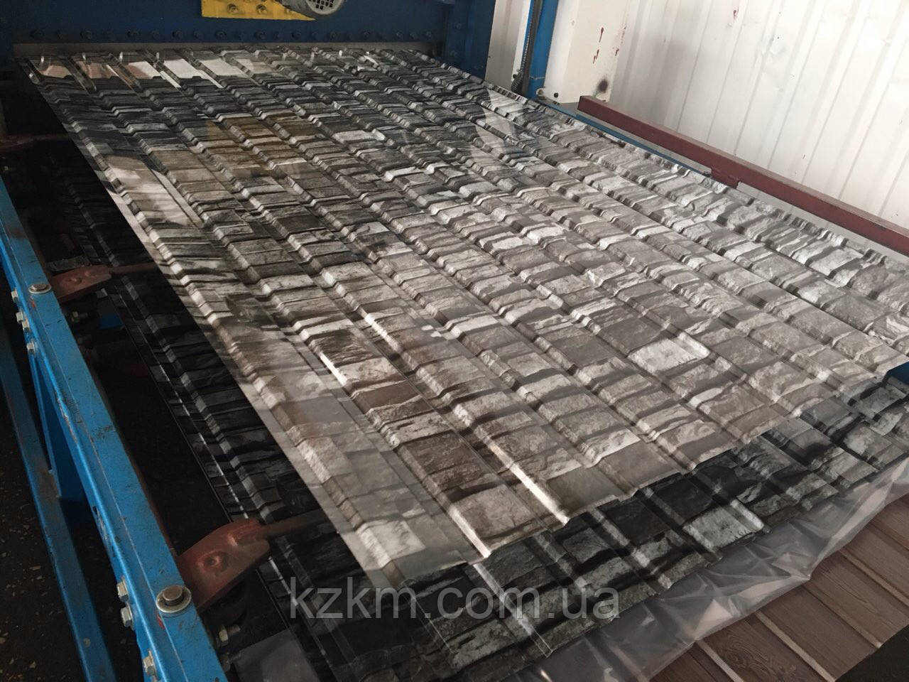 Профнастил під КАМІНЬ Київ, профліс під камінь, профліс сірий камінь, фото 1