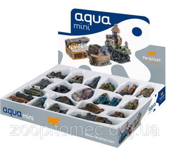 Декорації з поліуретану для акваріумів BLU 9180 AQUA MINI ferplast
