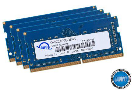 Пам'ять OWC 64 ГБ (4 х 16 ГБ) 2400 МГц DDR4 SO-DIMM PC4-19200 для ноутбука