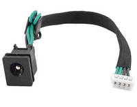 Разъем питания с кабелем для Toshiba PJ067 (5.5mm x 2.5mm), 4-pin, 16 см