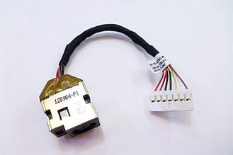 Роз'єм живлення з кабелем для HP PJ257 (7.4 mm x 5.0 mm + center pin), 7-pin, 5 см