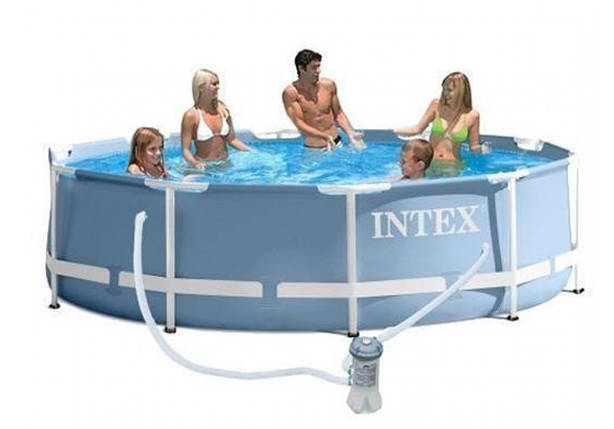 Басейн надувний великий каркасний Prism Frame Pool Intex 28702, фото 2