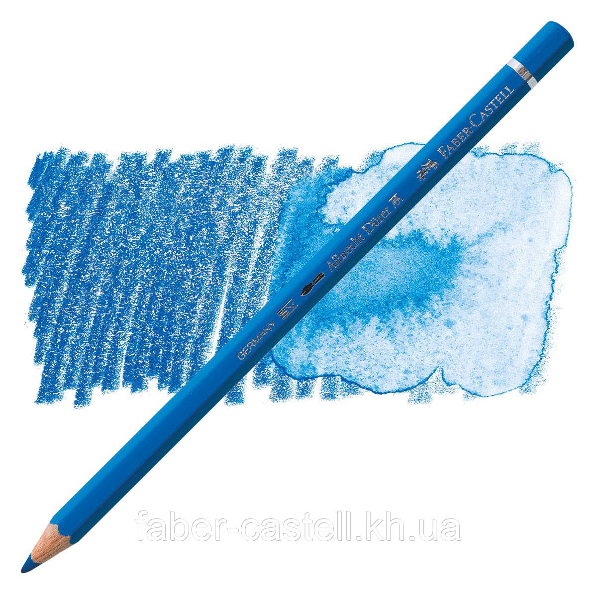 Олівець акварельний кольоровий Faber-Castell Albrecht Dürer колір темно-синій (Phthalo Blue) № 110, 117610