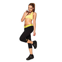 Бриджі для схуднення HOT SHAPERS спортивні бриджі ефект сауни розмір с, м, л, хл, ххл, фото 3