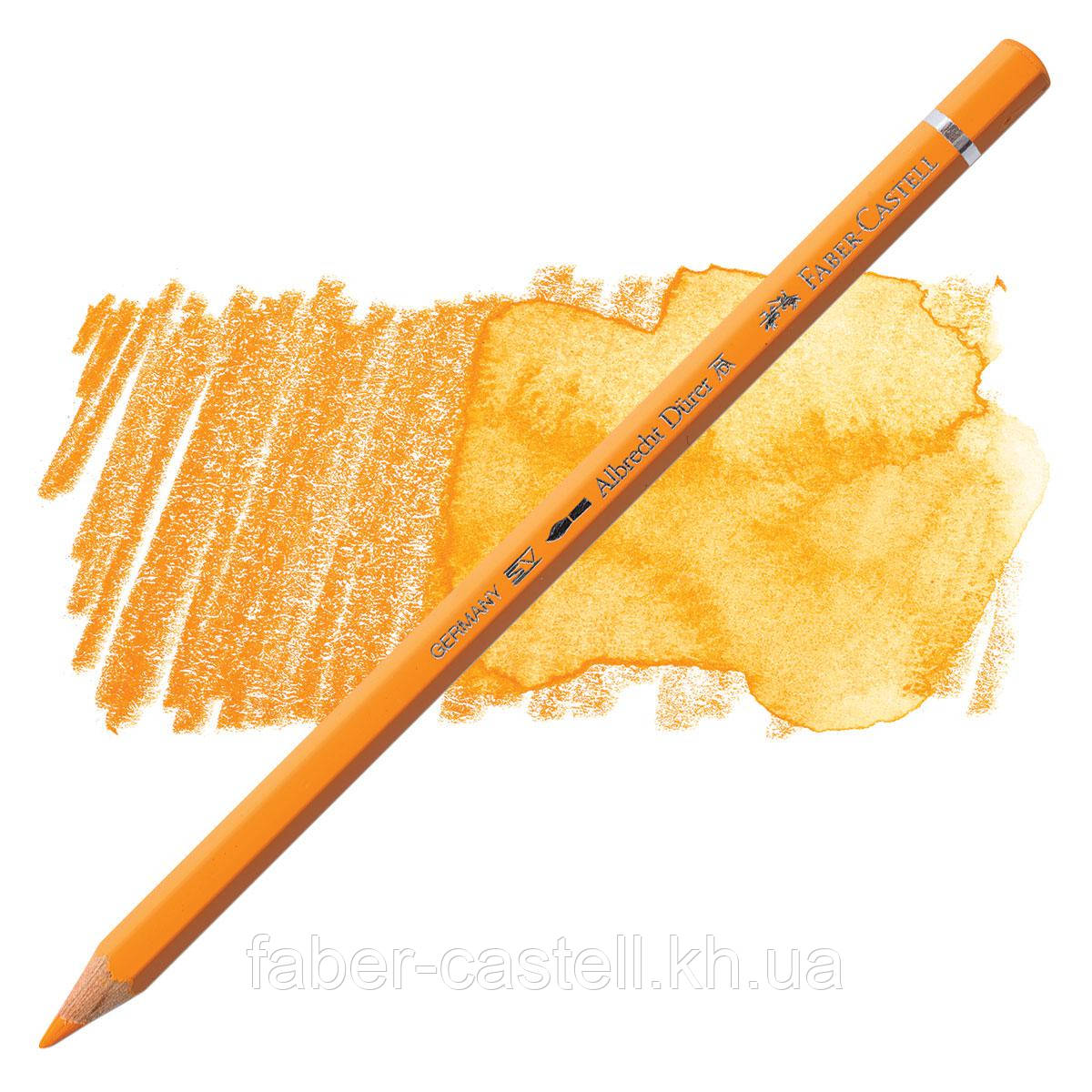 Олівець акварельний кольоровий Faber-Castell Albrecht Dürer колір кадмієвий помаранчевий (Cadmium Orange) № 111, 117611