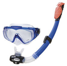 Маска и трубка для плавания Silicone Aqua Pro Swim Set Intex 55962