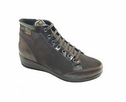 Жіночі черевики, арт Н9310 Camoscio/Nappa Nero, Hergos, Sabatini