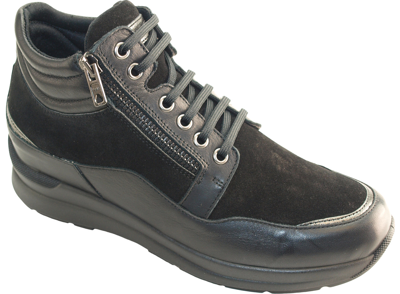 Жіночі черевики, арт S3502 Nappa/Camoscio Nero, Sabatini