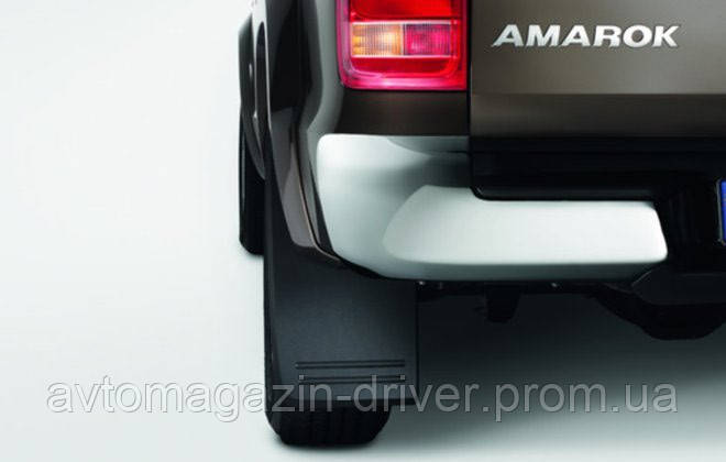 Бризковики Volkswagen  Amarok розш. порогів, оригінальні задні \ 2 шт