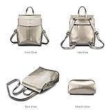 Жіночий шкіряний рюкзак міський. Модний рюкзак жіночий сумка рюкзак трансформер (червоний), фото 3