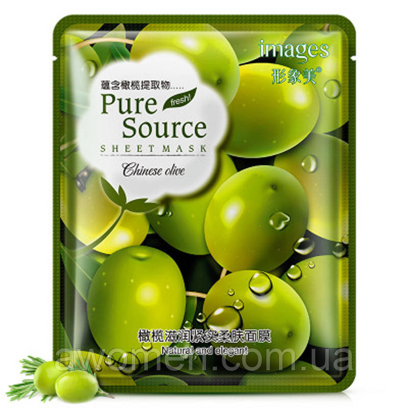 Маска для обличчя Images Pure Source Олива, 40 г