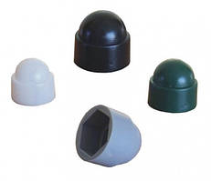 Колпачковые заглушки (Колпачки) для болтов с шестигранной головой Полиамид РА (ПА) 6 (Пластик)