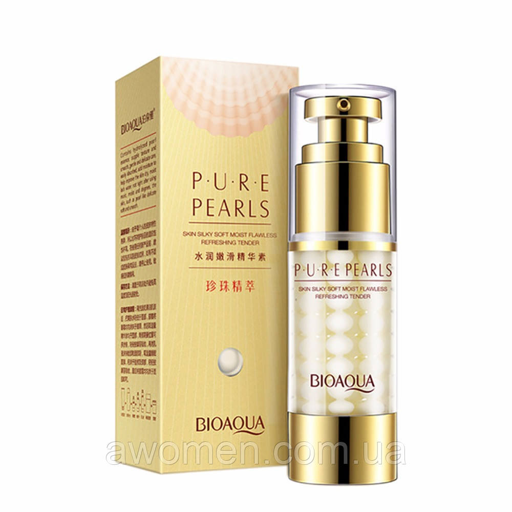 Крем для очей Bioaqua Pure Pearls, крем для повік з перлами 25 g
