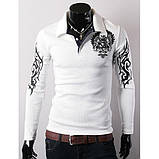 Чоловічий пуловер з принтом Орел, фото 2