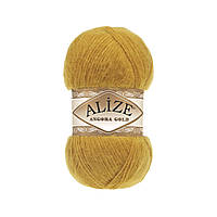 Турецкая пряжа для вязания Alize Angora Gold (ангора голд) 2 шафран