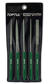 Набір надфилей алмазних 5ед. Toptul GNBA0501