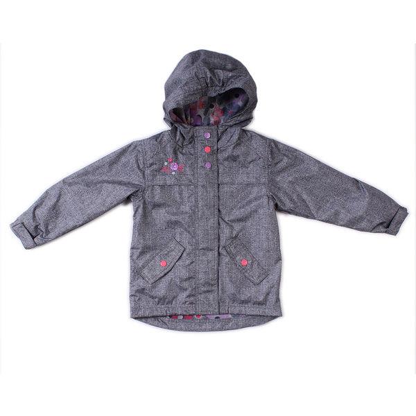 Подовжена куртка - вітровка для дівчинки 4-9 років, зріст 104-134 ТМ Peluche&Tartine S18 M 84 EF
