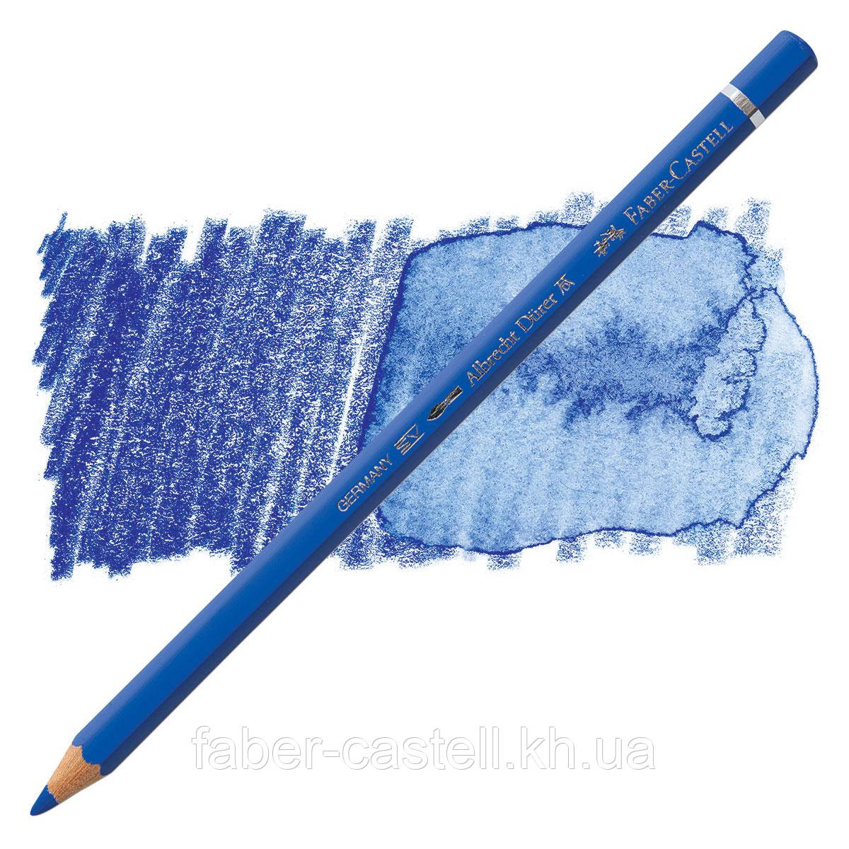 Олівець акварельний кольоровий Faber-Castell Albrecht Dürer колір ультрамарин ( Ultramarine ) № 120, 117620