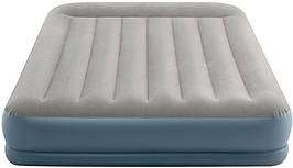 Надувне Ліжко Intex 64118 Mid-Rice Airbed + Вбудований Насос 220v